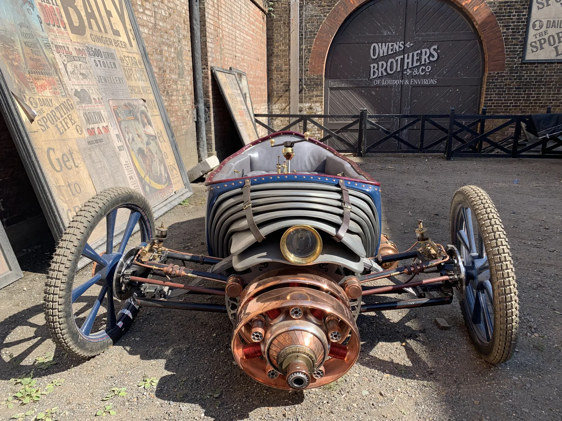 The Nevers vehicle front view